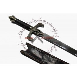 LATE MEDIEVAL GOTHIC KNIGHTLY SWORD CHIVALROUS CELTIC KNOT LONGSWORD STEEL BLADE